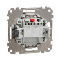 Одноклавішний вимикач з LED підсвіткою Бежевий Sedna Design Schneider Electric SDD112101L