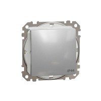 Одноклавішний перемикач IP44 Алюміній Sedna Design Schneider Electric SDD213106