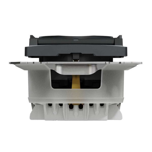 Розетка з заземленням, зі шторками, та з кришкою IP44 Чорний Sedna Design Schneider Electric SDD214024