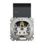 Розетка з заземленням, зі шторками, та з кришкою IP44 Чорний Sedna Design Schneider Electric SDD214024