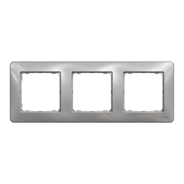 Рамка 3-постова Алюміній Sedna Design Schneider Electric SDD313803