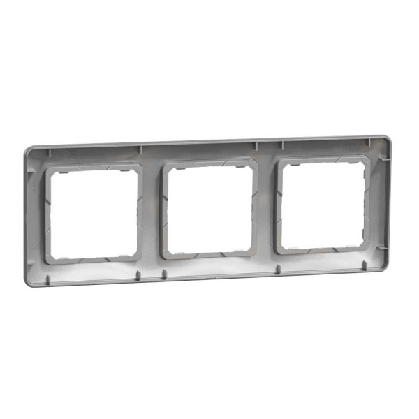 Рамка 3-постова Алюміній Sedna Design Schneider Electric SDD313803
