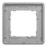 Рамка 1-постова Штучне Біле скло Sedna Elements Schneider Electric SDD360801