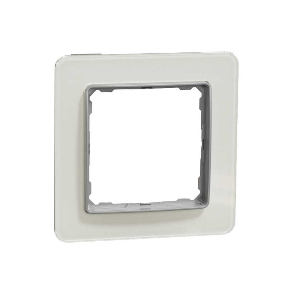 Рамка 1-постова  Штучне Біле скло Sedna Elements Schneider Electric SDD360801