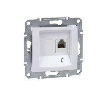 ТЕЛЕФОННА РОЗЕТКА RJ11 SEDNA БІЛИЙ, SDN4101121