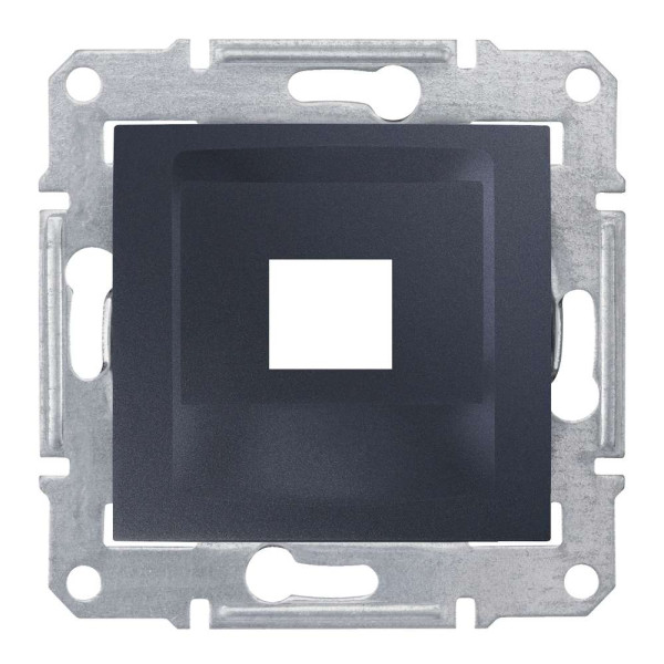 НАКЛАДКА ДЛЯ 1 МОДУЛЯ RDM КАТЕГОРІЇ 5e 6 UTP SEDNA ГРАФІТ, SDN4300470