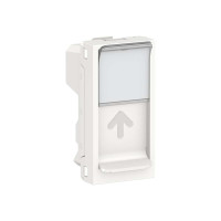 Центральна плата RJ45Keystone/Systimax 1 модуль білий, NU946018