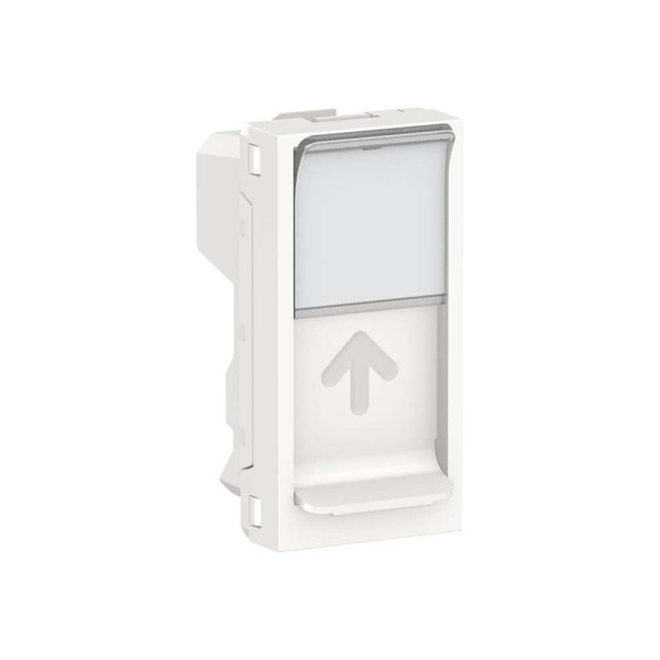 Центральна плата  RJ45Keystone/Systimax 1 модуль білий, NU946018