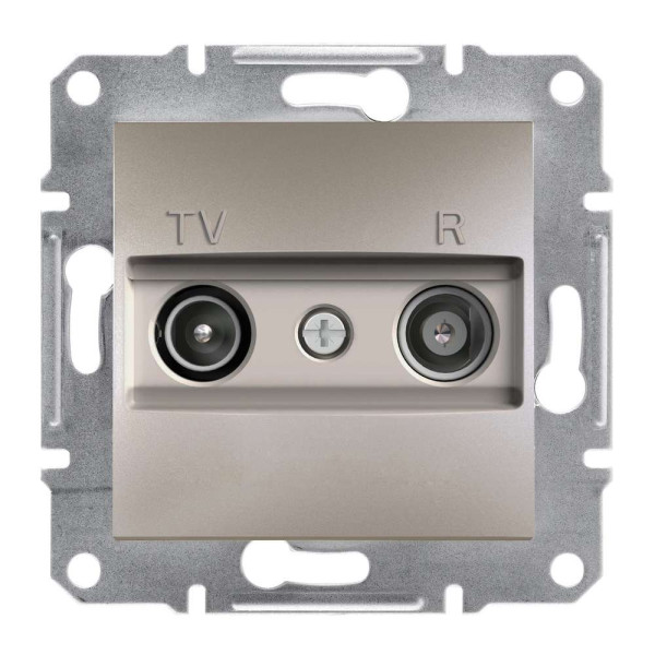 TV/R РОЗЕТКА КІНЦЕВА ASFORA БРОНЗА, EPH3300169