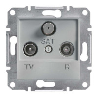 TV-R-SAT РОЗЕТКА КОНЕЧНАЯ ASFORA АЛЮМИНИЙ, EPH3500161