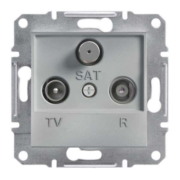 TV-R-SAT РОЗЕТКА КІНЦЕВА ASFORA АЛЮМІНІЙ, EPH3500161
