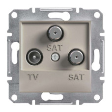 TV-SAT-SAT РОЗЕТКА КІНЦЕВА ASFORA БРОНЗА, EPH3600169