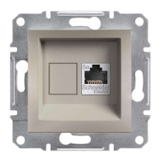 РОЗЕТКА КОМП'ЮТЕРНА RJ45 UTP КАТ. 5Е ASFORA БРОНЗА, EPH4300169