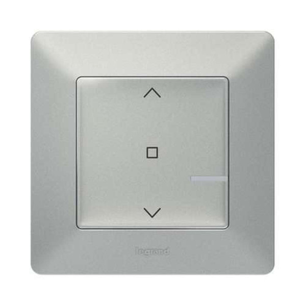 752391. Valena Life with NETATMO. Розумний беспроводовий вимикач жалюзі . Колір Алюміній
