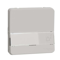 Механізм кнопкового вимикача з полем для маркування IP55, білий, Mureva Styl Schneider Electric MUR39129