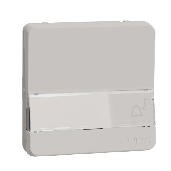 Механізм кнопкового вимикача з полем для маркування IP55, білий, Mureva Styl Schneider Electric MUR39129