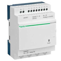 SR2E121BD. Інтелектуальне логічне програмоване реле Zelio Logic 12 вх/вих, годинник =24В