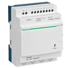 SR2E121BD. Інтелектуальне логічне програмоване реле Zelio Logic 12 вх/вих, годинник =24В