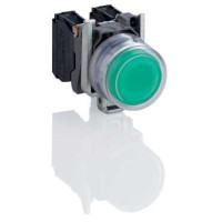 XB4BP31. Кнопка 22мм зеленая
