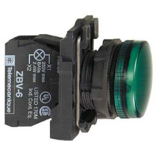XB5AVM3. Сигнальна лампа 22мм 230-240В зелена