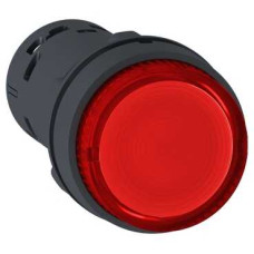XB7NJ0461. Кнопка 22 мм червона з LED підсвічуванням Н/О-230В