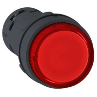 XB7NW34B2. Кнопка 22 мм червона з LED підсвічуванням Н/З-24В