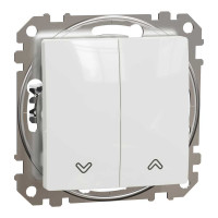 Вимикач для жалюзі Білий Sedna Design Schneider Electric SDD111104