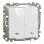 Вимикач для жалюзі Білий Sedna Design Schneider Electric SDD111104
