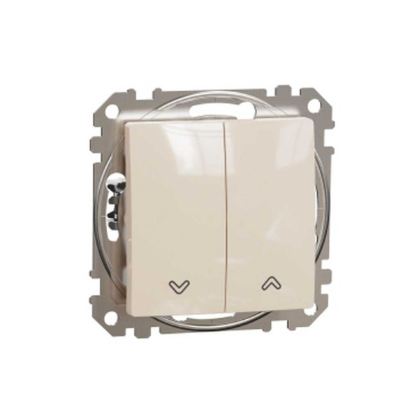 Вимикач для жалюзі Бежевий Sedna Design Schneider Electric SDD112104