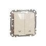 Вимикач для жалюзі Бежевий Sedna Design Schneider Electric SDD112104