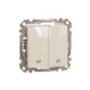 Вимикач для жалюзі Бежевий Sedna Design Schneider Electric SDD112104