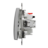 Вимикач для жалюзі Алюміній Sedna Design Schneider Electric SDD113104