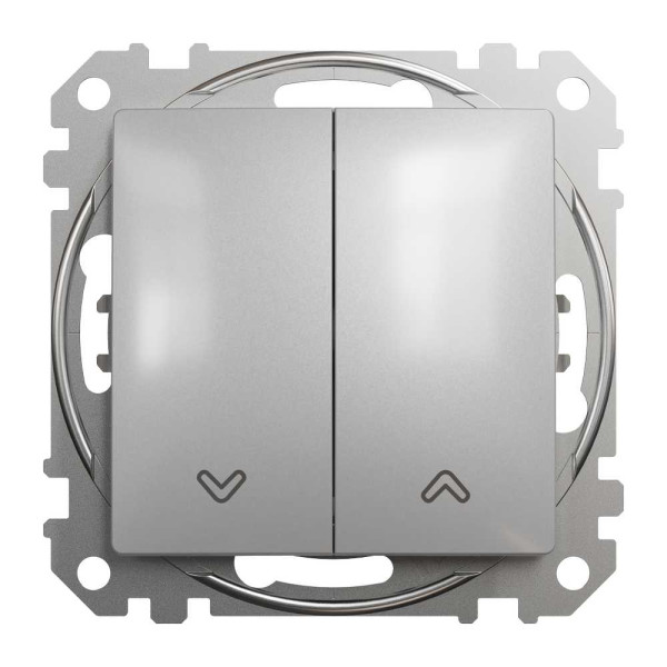 Вимикач для жалюзі Алюміній Sedna Design Schneider Electric SDD113104