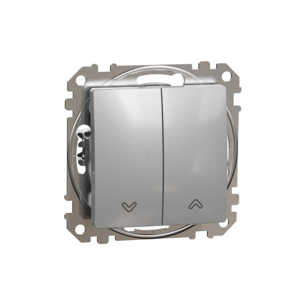 Вимикач для жалюзі Алюміній Sedna Design Schneider Electric SDD113104
