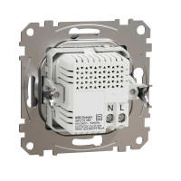 USB розетка ип A+C 2,4A Алюміній Sedna Design Schneider Electric SDD113402