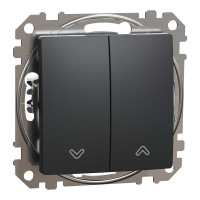 Вимикач для жалюзі Чорний Sedna Design Schneider Electric SDD114104