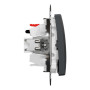 Вимикач для жалюзі Чорний Sedna Design Schneider Electric SDD114104