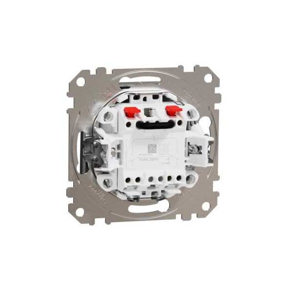 Вимикач для жалюзі, Матовий алюміній, Sedna Design Schneider Electric SDD170104