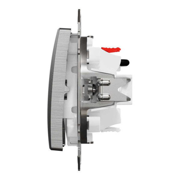 Вимикач для жалюзі, Матовий алюміній, Sedna Design Schneider Electric SDD170104