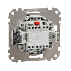 Одноклавішний перемикач Матовий алюміній Sedna Elements Schneider Electric SDD170106