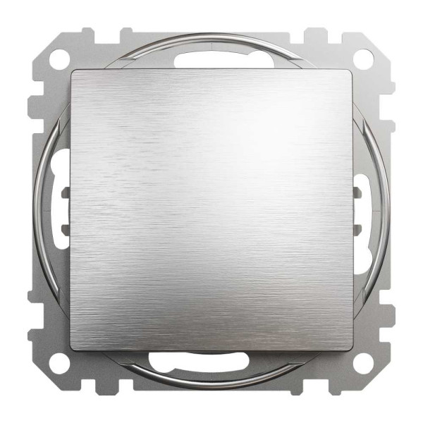 Одноклавішний перемикач  Матовий алюміній Sedna Elements Schneider Electric SDD170106