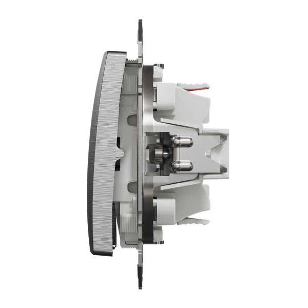Одноклавішний перемикач  Матовий алюміній Sedna Elements Schneider Electric SDD170106
