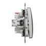 Одноклавішний перемикач  Матовий алюміній Sedna Elements Schneider Electric SDD170106