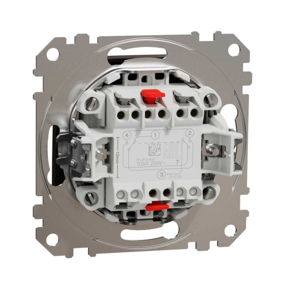 Перехресний/проміжний вимикач,Венге, Sedna Design&Elements Schneider Electric SDD181107