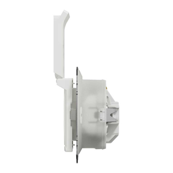 Розетка з заземленням, зі шторками, та з кришкою IP44 Білий Sedna Design Schneider Electric SDD211024