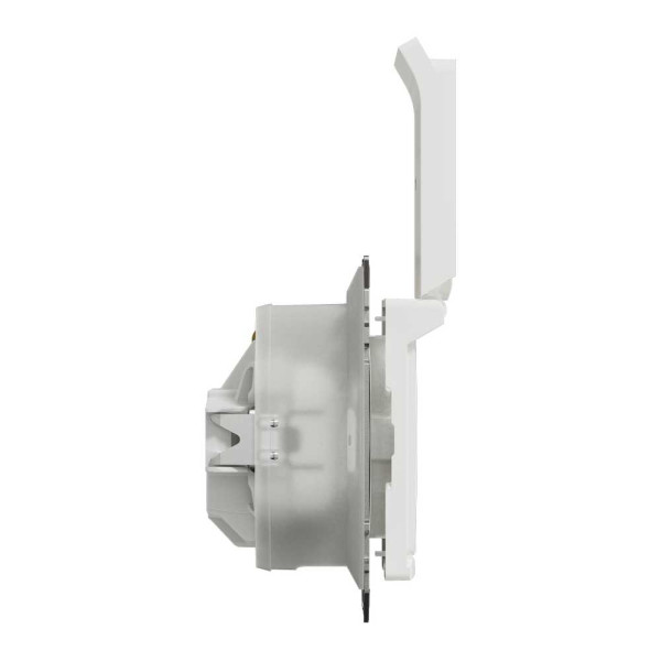 Розетка з заземленням, зі шторками, та з кришкою IP44 Білий Sedna Design Schneider Electric SDD211024