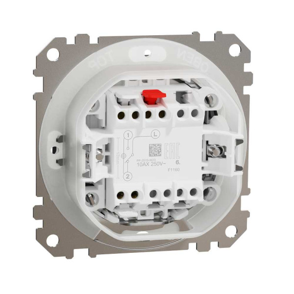 Одноклавішний перемикач IP44 Чорний Sedna Design Schneider Electric SDD214106