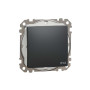 Одноклавішний перемикач IP44 Чорний Sedna Design Schneider Electric SDD214106
