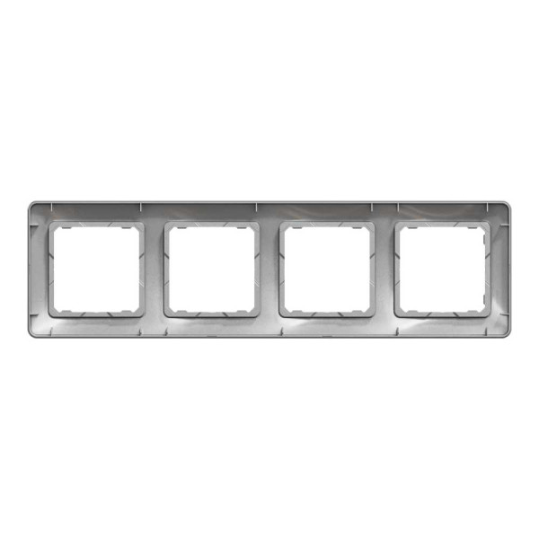 Рамка 4-постова Алюміній Sedna Design Schneider Electric SDD313804