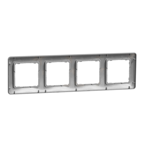 Рамка 4-постова Алюміній Sedna Design Schneider Electric SDD313804